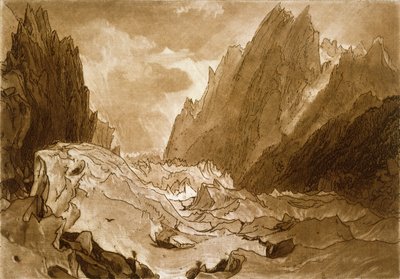 Mer de Glace, Valley of Chamouni, Savoy, from the 